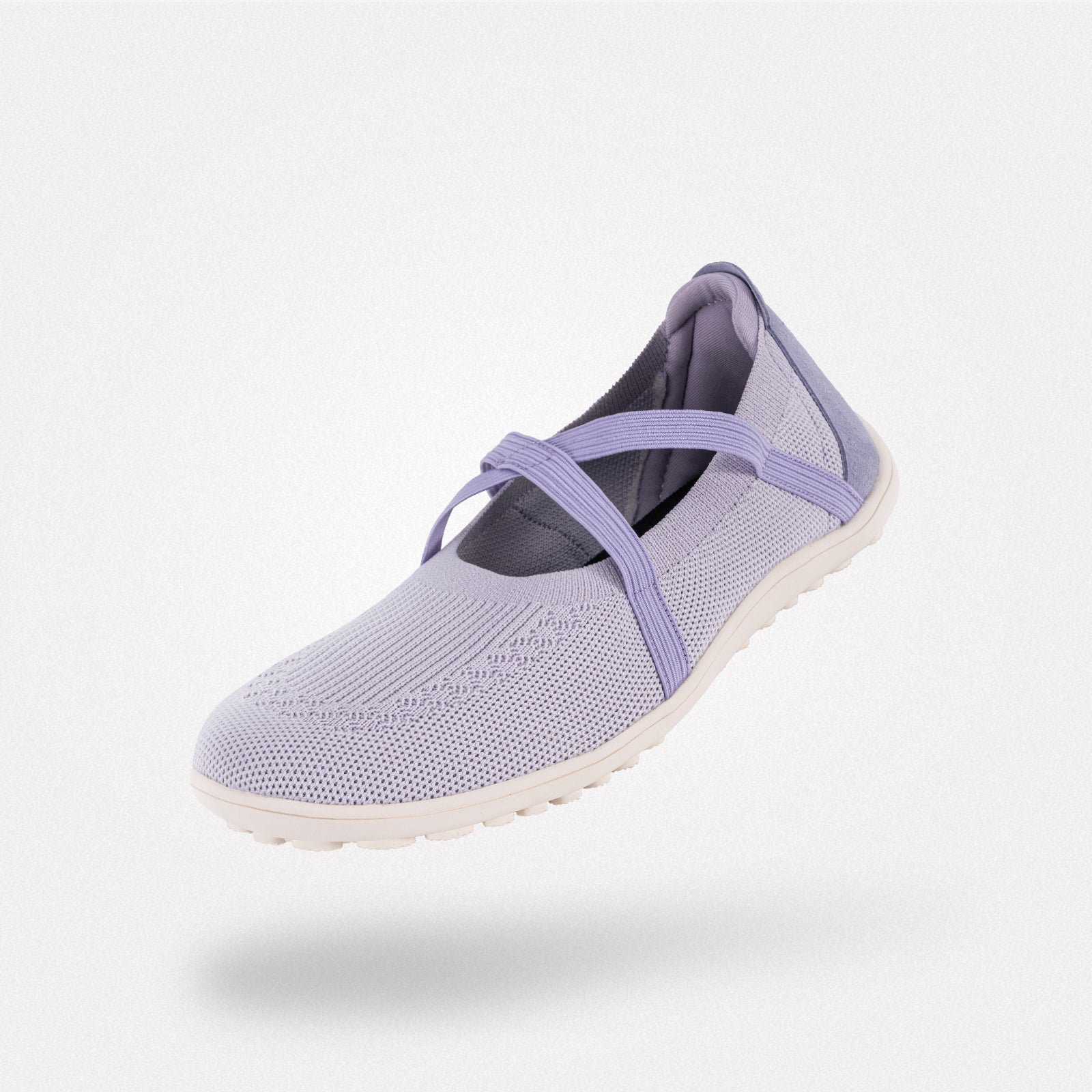Saguaro Giselle I en color morado, zapato barefoot de vestir para mujer con puntera ancha