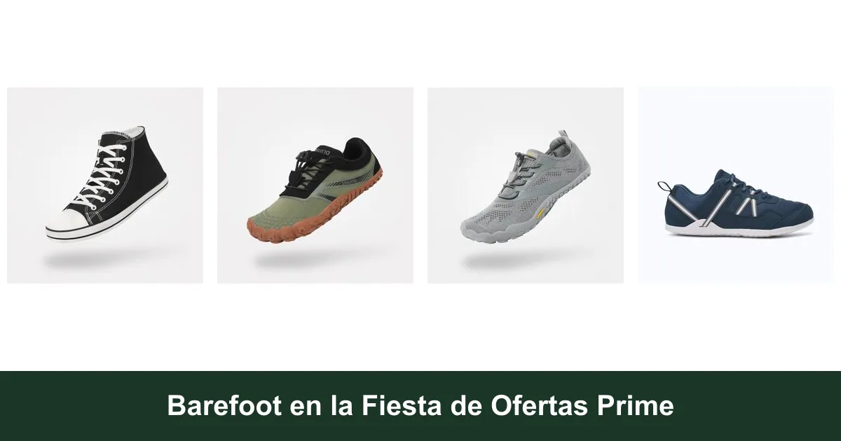 Zapatillas barefoot para la Fiesta de Ofertas Prime 2026